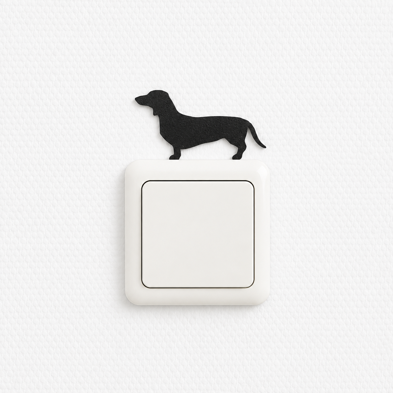 Honden lichtschakelaar decoratie - teckel