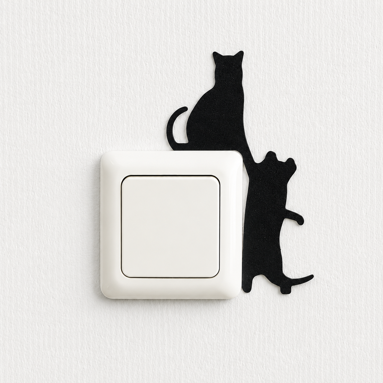 Katten lichtschakelaar decoratie - klimmende katten