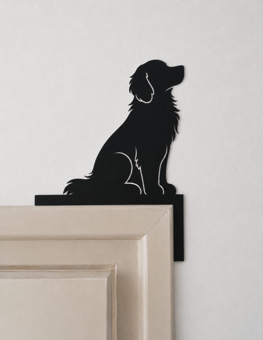 Honden deurkozijn decoratie - Golden retriever hond