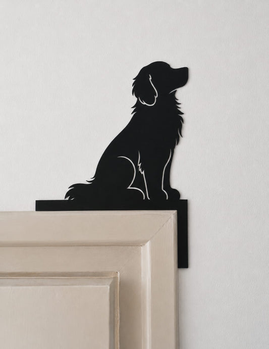 Honden deurkozijn decoratie - Golden retriever hond