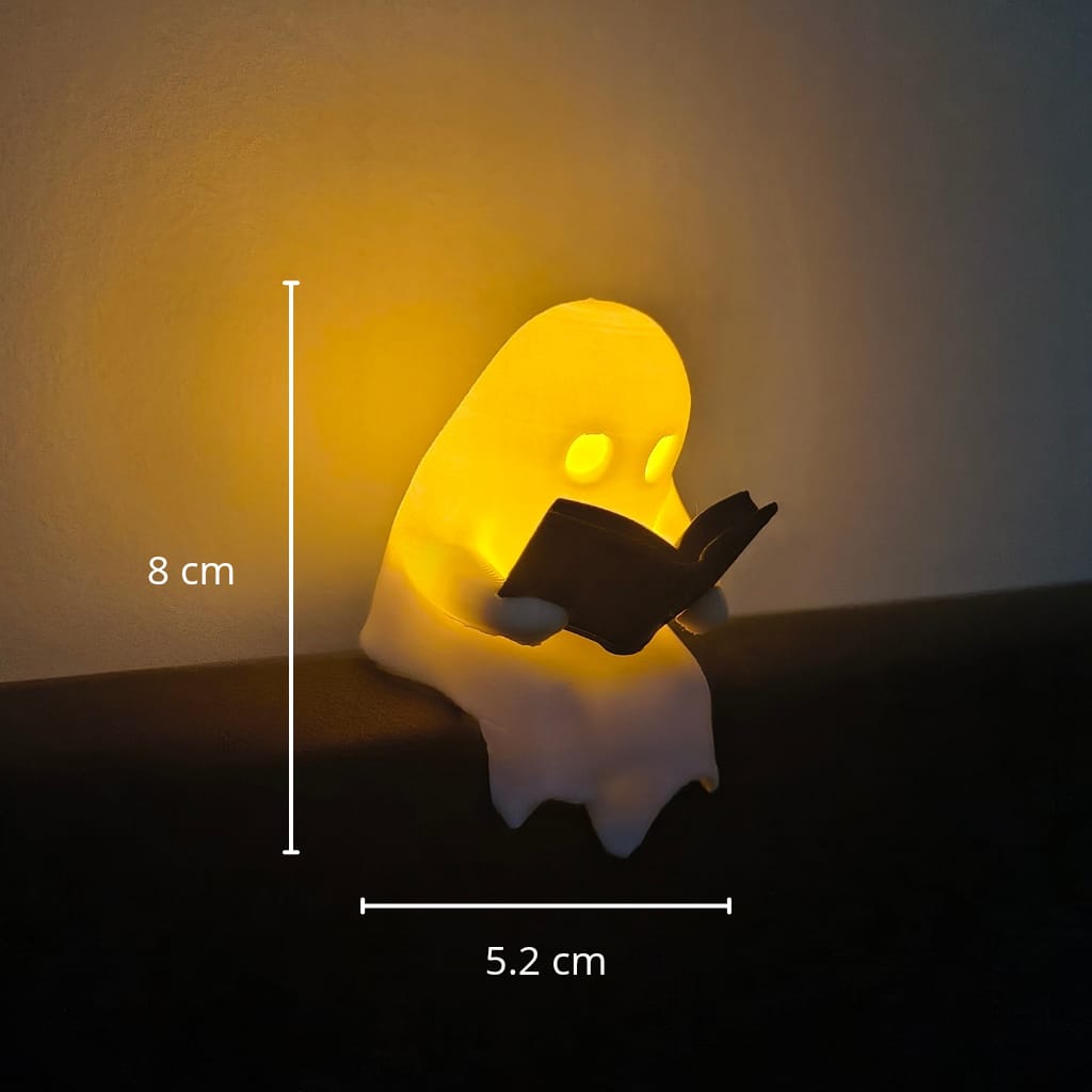 Lichtgevend lezend spookje
