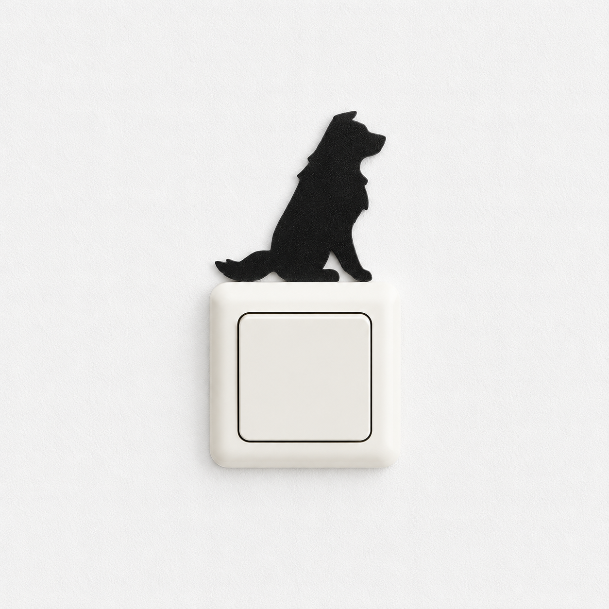 Honden lichtschakelaar decoratie - border collie