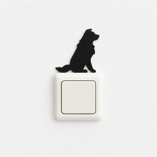 Honden lichtschakelaar decoratie - border collie