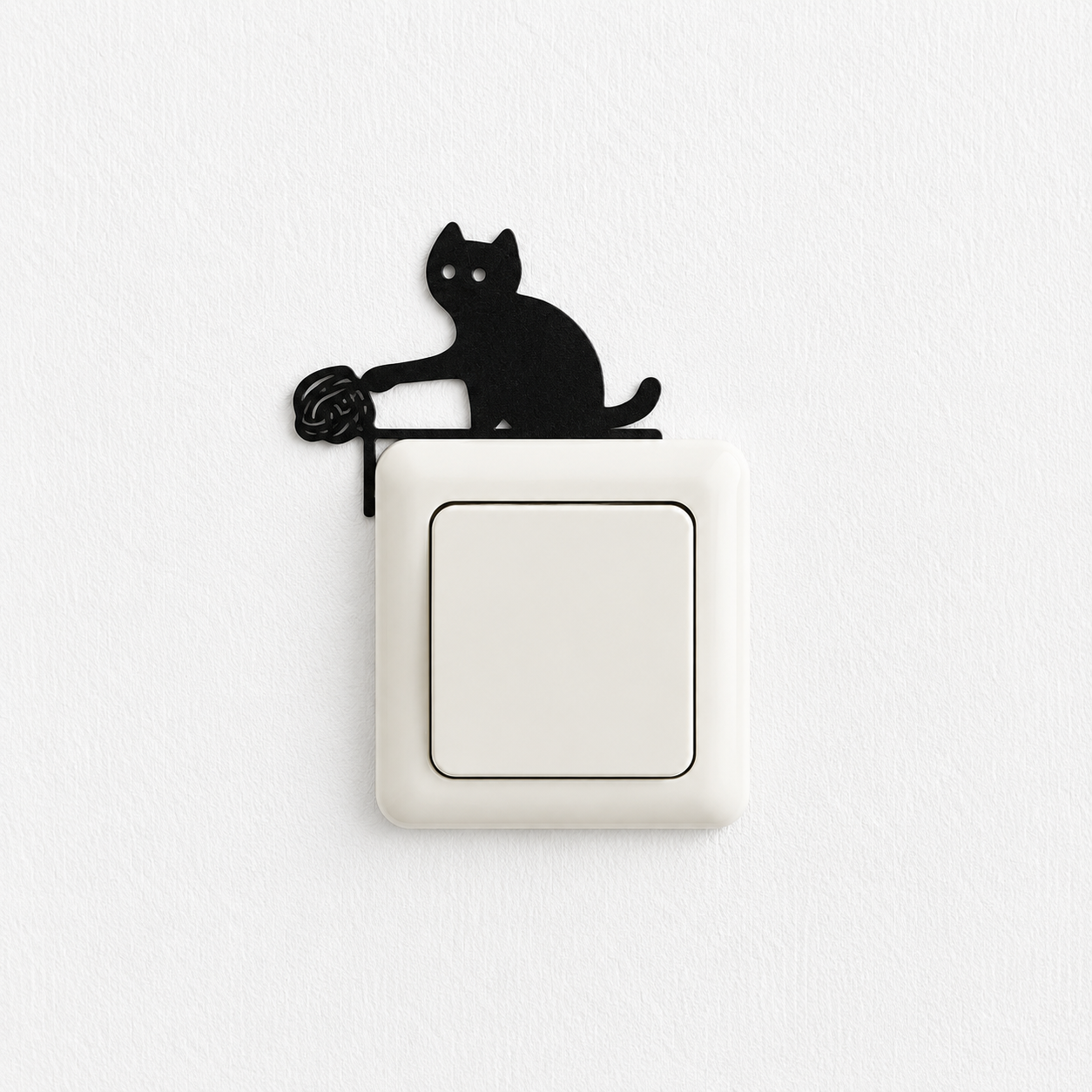 Katten lichtschakelaar decoratie - ondeugende kat