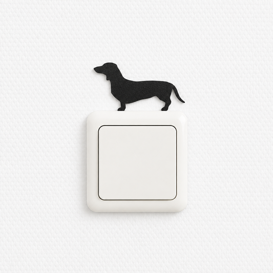 Honden lichtschakelaar decoratie - teckel